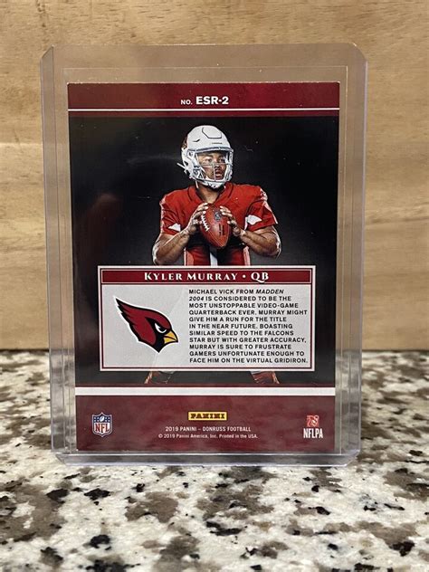 Panini Donruss Kyler Murray Elite Series Rookies Rc Esr Arizona