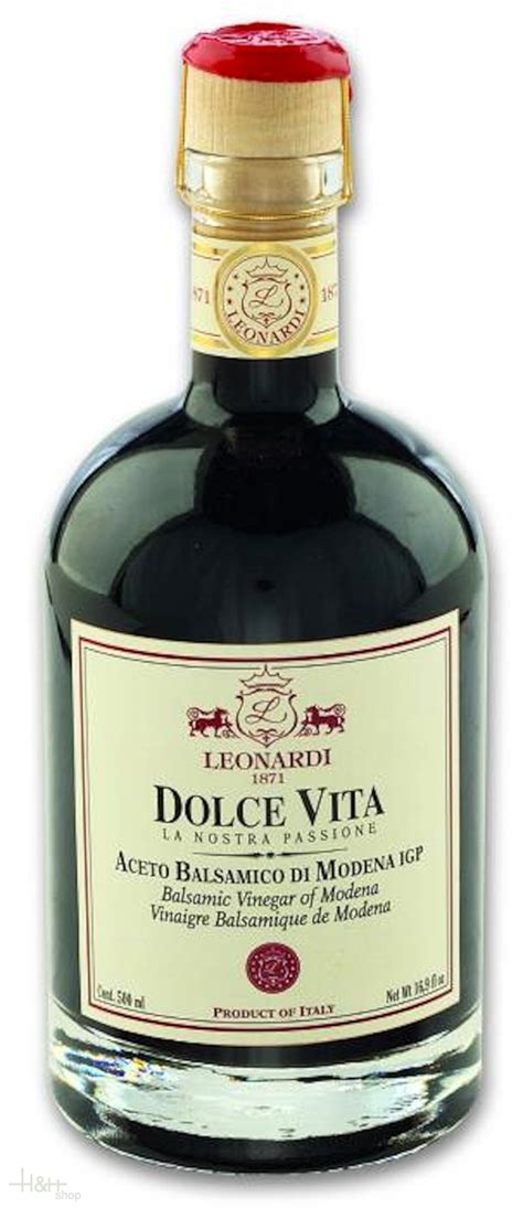 Balsamic Vinegar Of Modena Dolce Vita 500 Ml Acetaia Leonardi H