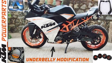 Bye Bye Old Underbelly Fairing Rc 390 Modifications Ktm