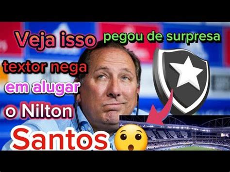 Urgentetextor N O Queria Alugar O Nilton Santos Mas Foi Convencido