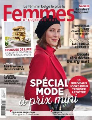 Femmes DAujourdHui 8 Septembre 2022 PDF Digital Magazines