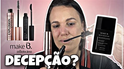 NOVIDADES MAKE B Base Mate Salicylic de BOTICÁRIO YouTube