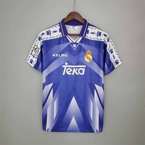 REAL MADRID 1996 AWAY RETRO FOOTBALL SHIRT My Retro Jersey