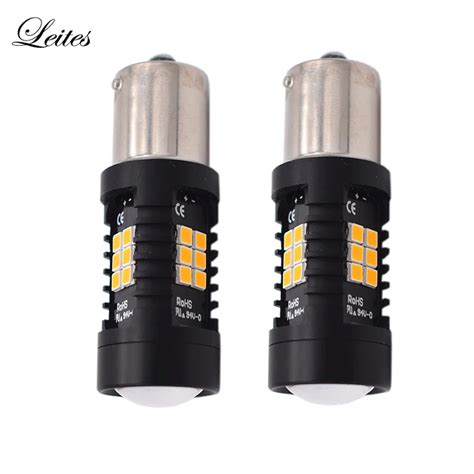 Aliexpress Buy 2PCS 1156 BA15S P21W Amber LED Light Bulbs With