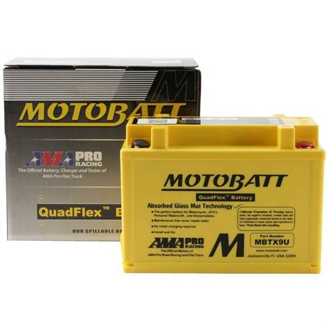 Motobatt MBTX9U AGM Battery 6947312400026 EBay