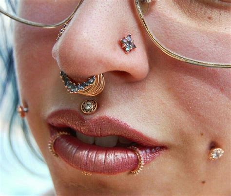 Pin On Septum Face Piercings Medusa Piercing Body Piercing Jewelry