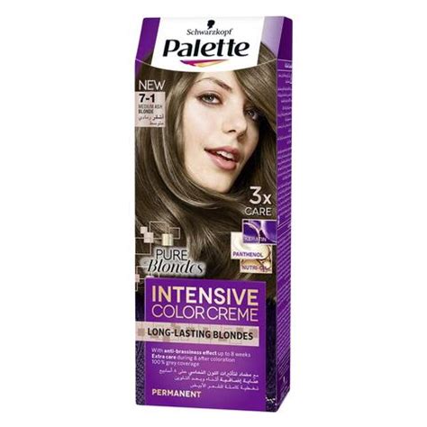 Buy Palette Intensive Hair Color 7 1 Medium Ash Blonde 50ml Online