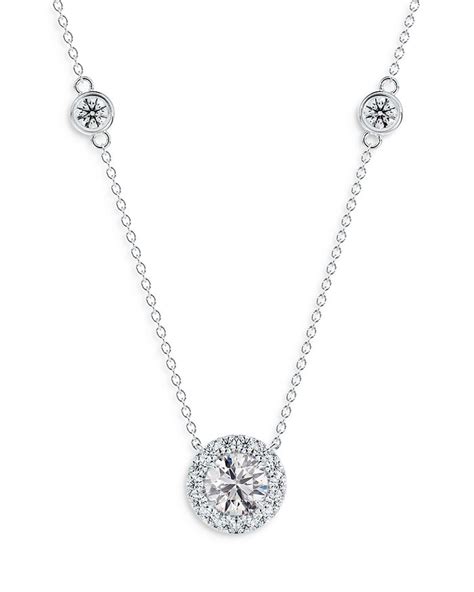 De Beers Forevermark Center Of My Universe® Halo Pendant Necklace With