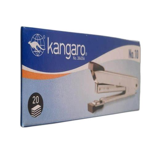 Silver Kangaro Stapler No Finish Type Polished Size Mm Throat