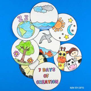 The Creation Story 3D Craft with Template - Non-Toy Gifts