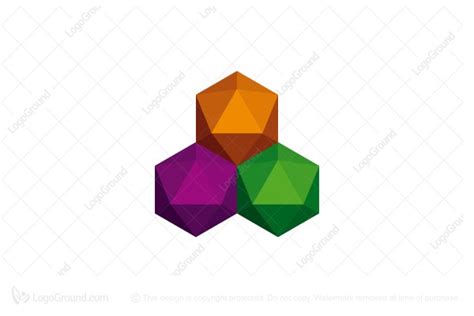 3d Structure Polyhedra Logo