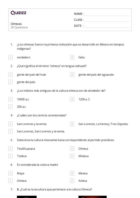 Civilizaci N Maya Hojas De Trabajo Para Grado En Quizizz