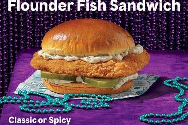 Popeyes Brings Back Its Cajun Flounder Sandwich Thrillist