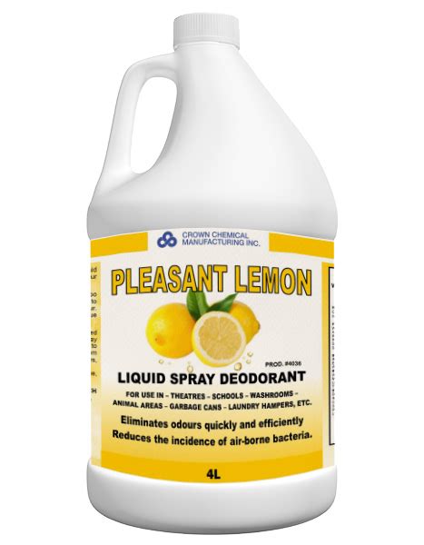 Pleasant Lemon Crown Chemical Manufacturing Inc