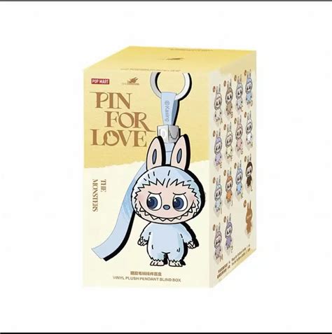 LABUBU 4.0 Pin For Love Series Vinyl Plush Pendant Blind Box ...