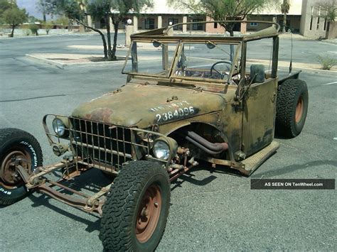 1952 M37 Dodge Power Wagon Military Rat Rod Truck Ratrod Hot Rod Hotrod