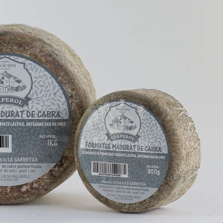 Fromage De Chèvre Mûr 300g Claperol ECO Supermercat Ecològic Linverd