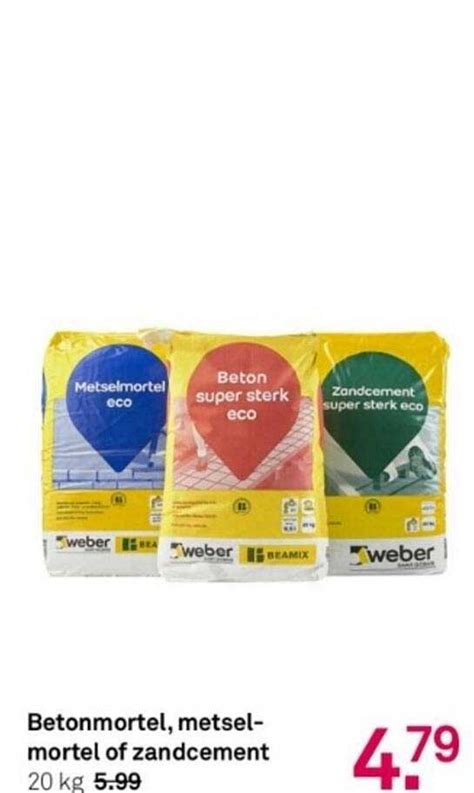 Betonmortel Metselmortel Of Zandcement Aanbieding Bij Karwei 1foldersnl