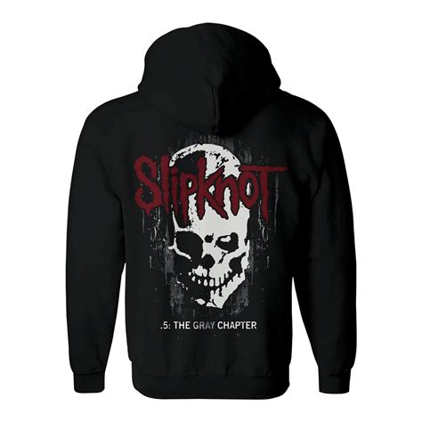 Slipknot Zip-Up Hoodie | Skull Logo Slipknot Hoodie