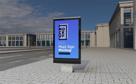 Mupi Sign Billboard Mockup Templatemonster