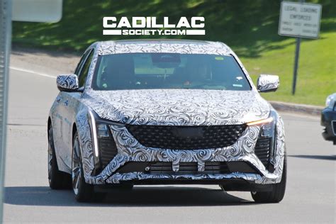 Refreshed Cadillac Ct Prototype Spotted In Light Camo