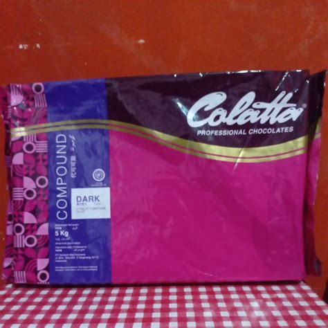 Jual Dark Chocolate Compound Collata Cokelat Compound Hitam Bag Kg