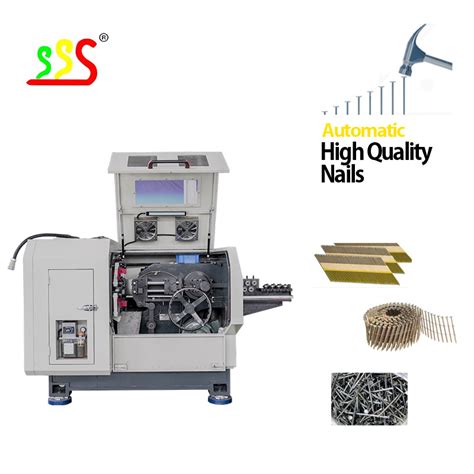 High Speed Nail Making Machine Automatic In For 90mm Framing Nails