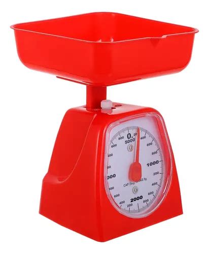 Balanza De Cocina Análoga 5kg Roswell Plástico Grado 40g Capacidad