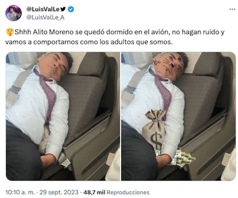 Foto Captan Dormido A Alejandro Moreno En Avión “siempre Ando En