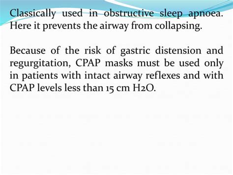 Peep And Cpap