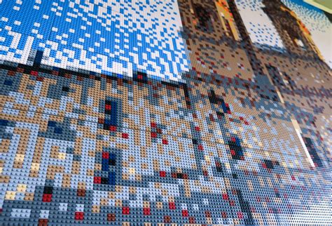 Giant Lego Brick Mosaics On Behance