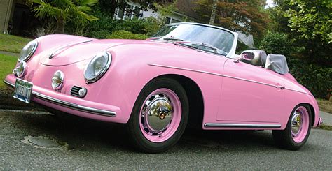 Sqwabb Hot Pink Porsche 356 Speedster