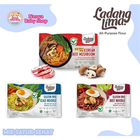 Jual Ladang Lima Korean Noodle Gluten Free Mie Non Msg Gr Gr