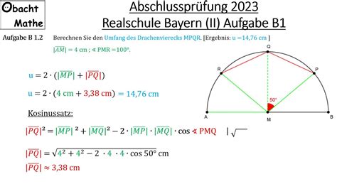 Abschlusspr Fung Mathe Realschule Bayern Gruppe Aufgabe B