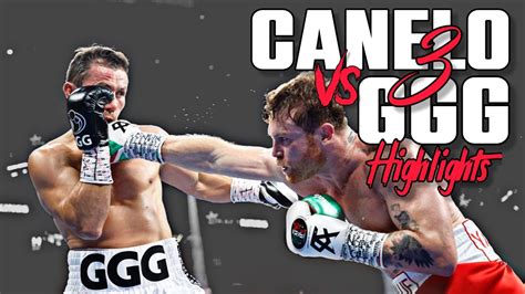 Canelo Vs Ggg 3 Highlights Caneloggg3 Canelo Ggg Trilogy Youtube