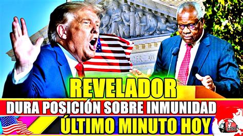 Dura Posici N Inmunidad Trump Noticias Hoy Abril News Today