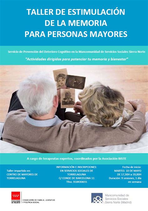 Taller De Estimulaci N De La Memoria Para Personas Mayores