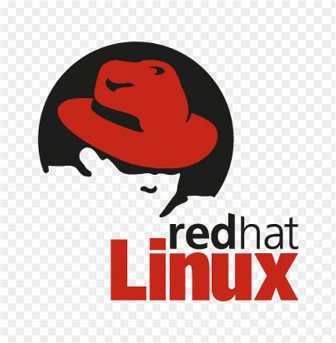 Linux Red Hat Vector Logo - 465016 | TOPpng