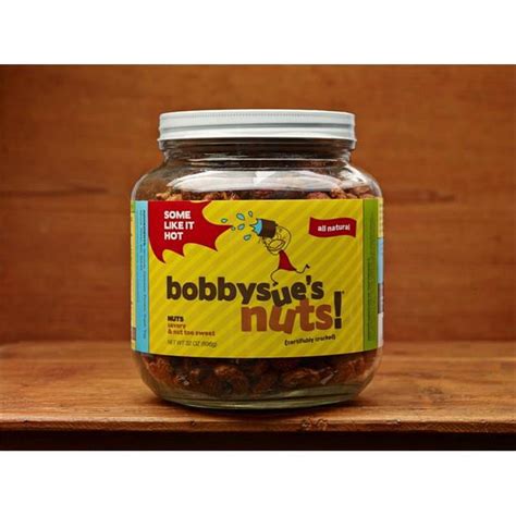 Bobbysues Nuts Some Like It Hot 32oz Jar 1 Case Of 6 Jars Walmart