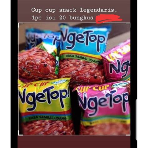 Jual Kerupuk Pilus Cup2 Kacang Snack Jadul Cupcup Ngetop Kekinian