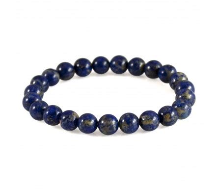 Bracelet Lapis Lazuli perles 8 mm Elégance Minérale