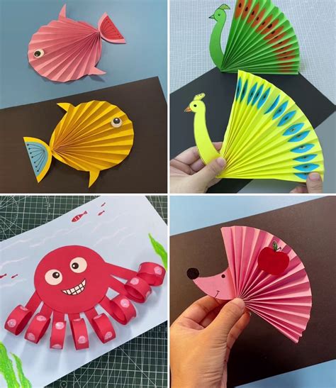 Super Easy Paper Animal Crafts for Kids | animal, paper, craft | DIY ...