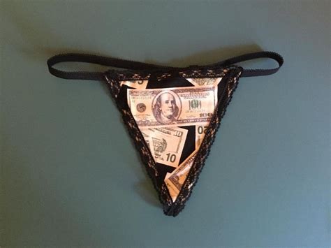 Sexy Womens Money Dollar Bill Gstring Thong Underwear Etsy