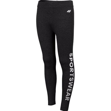 Legginsy dziewczęce HJL22 JLEG002 4F szare Sport Shop pl