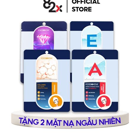 GIFT SET 2 Mặt Nạ Giấy Chăm Sóc Da Toàn Diện Foodaholic Mask 23g ( Hàng ...