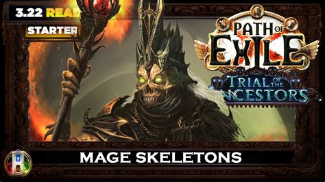 PoE 3 22 MAGE SKELETONS NECROMANCER PATH OF EXILE TRIAL OF THE