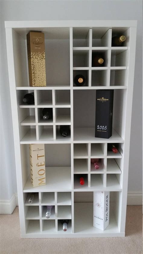 Wine Rack Insert For Ikea Kallax Expedit Storage Unit Bottle Etsy