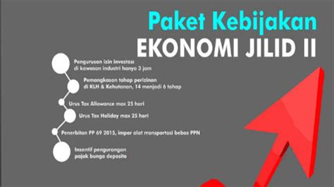 Paket Kebijakan Ekonomi Jilid 2 Kementerian PPN Bappenas