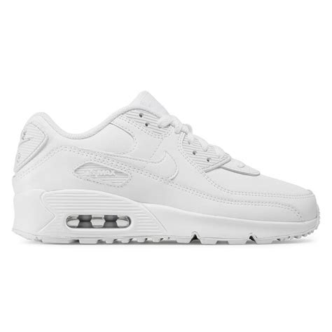 Обувки Nike Air Max 90 Ltr Gs Cd6864 100 Whitewhitemetallic Silver Obuvkibg