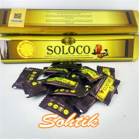 Stamina Pria Permen Coklat Soloco Rasa Cokelat Permen Candy Original Au Shopee Indonesia